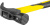 Молоток-гвоздодер с фиберглассовой рукояткой 450 г, магнитный держатель, STAYER Fiberglass-M