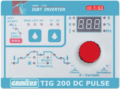 Аргонодуговой сварочный аппарат TIG 200 DC PULSE GROVERS