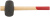 Киянка резиновая, деревянная ручка 45 мм ( 230 гр )
