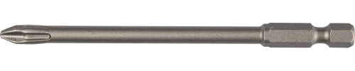 Биты "X-DRIVE" кованые, KRAFTOOL 26121-2-100-1, Cr-Mo сталь, тип хвостовика E 1/4", PH2, 100 мм, 1шт