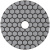 Алмазный гибкий шлифовальный круг АГШК (липучка), сухое шлифование, 100 мм, Р 100