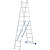 Лестница, 2 х 10 ступеней, алюминиевая, двухсекционная, Россия Сибртех