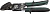 Ножницы по металлу BULLDOG проходные с двойной рычажной передачей, правые, Cr-Mo, 260 мм, KRAFTOOL