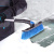 Щетка-сметка для снега со скребком телескопическая Барс