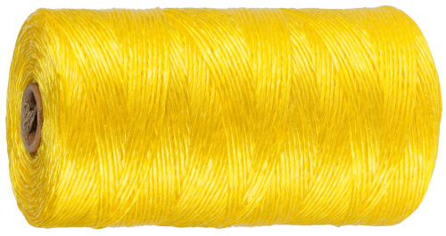 Шпагат STAYER многоцелевой полипропиленовый, 1, 5 мм, желтый, 500 м, 32 кгс, 0,8 ктекс