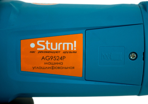 AG9524P УШМ Sturm ПРОФИ, 230мм, 2600Вт, антивибр, ПОВЫШ ПЫЛЕЗАЩ, плавн пуск