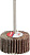 Круг шлифовальный ЗУБР "МАСТЕР" веерный лепестковый, на шпильке, тип КЛО, P80,15х30 мм