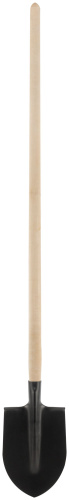 Лопата штыковая, с деревянным черенком  190х350х1420 мм