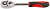 Вороток (трещотка), механизм легированная сталь 40Cr, пластиковая прорезиненная ручка, 1/2", 24 зубц