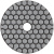 Алмазный гибкий шлифовальный круг АГШК (липучка), сухое шлифование, 100 мм, Р 200