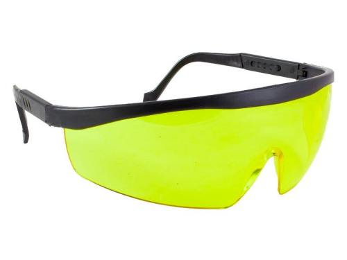 Очки защитные поликарбонат, с непрозрачными дужками, желтые, РемоКолор