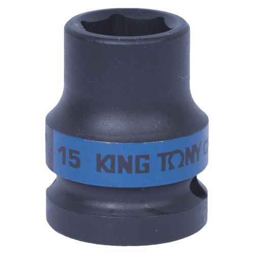 Головка торцевая ударная шестигранная 1/2", 15 мм KING TONY