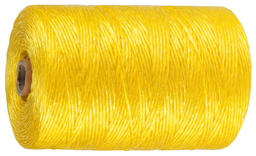 Шпагат ЗУБР многоцелевой полипропиленовый, желтый, 1, 8 мм, 60 м, 50 кгс, 1, 2 ктекс