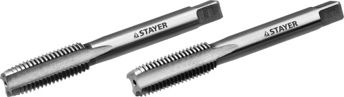 Комплект метчиков STAYER "MASTER", сталь 9ХС, М12х1, 75, 2 шт