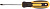 Отвертка "Контур", CrV сталь, прорезиненная ручка  4х75 мм SL