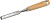 Стамеска-долото "СТ 500" с деревянной ручкой, хромованадиевая, 20 мм, ЗУБР