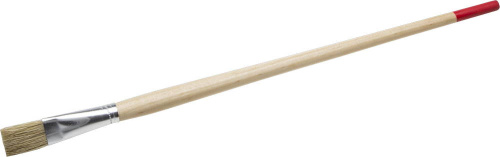 Кисть круглая тонкая STAYER "UNIVERSAL-STANDARD", натуральная щетина, деревянная ручка, №18 x 20 мм