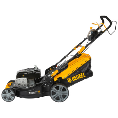 Газонокосилка бензиновая GLD-520SP-BS, 163 см3, BRIGGS STRATTON,шир 52 см,привод,60 л Denzel