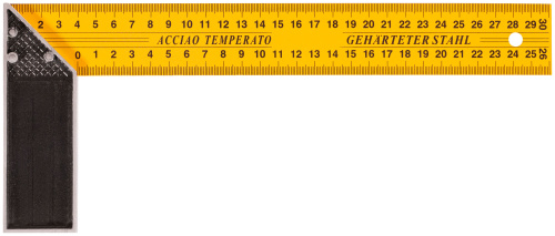 Угольник столярный, двусторонняя шкала 300 мм