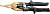 Ножницы по твердому металлу KRAFTOOL, двойная рычаж передача, Cr-Mo, титан покрытие, прямые, 250 мм