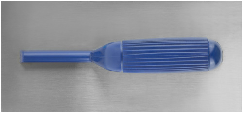 Гладилка стальная, пластиковая ручка 280х130 мм, плоская