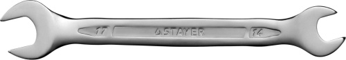 Рожковый гаечный ключ 14 x 17 мм, STAYER