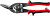 ЗУБР Ножницы по металлу двухрычажные, левые, У8А, 250 мм