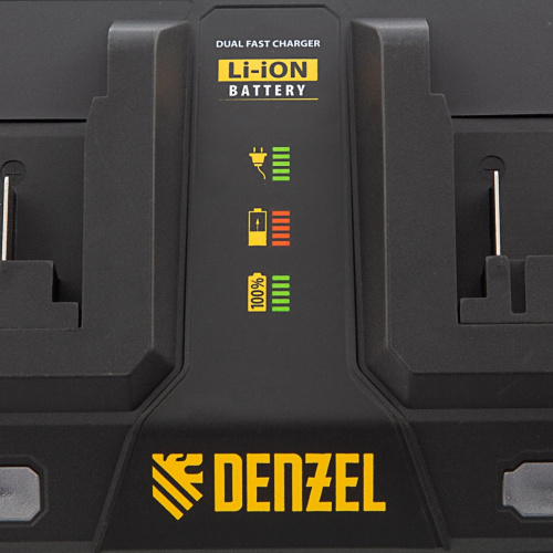 Устройство зарядное для аккумуляторов IBC-18-3.0-2, Li-Ion, 18В, 3,0 А, для двух батарей Denzel