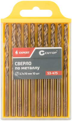 Сверло по металлу Cutop EXPERT, 3,7х70 мм (10 шт)