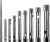 Набор ЗУБР "МАСТЕР": Ключи торцовые, трубчатые двухсторонние, 6-22мм, с воротком, 9шт