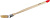 Кисть радиаторная угловая ЗУБР "УНИВЕРСАЛ-МАСТЕР", натуральная щетина, деревянная ручка, 25мм