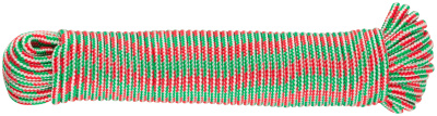 Шнур полипропиленовый с сердечником 4 мм х 20 м, р/н= 110 кгс