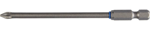 Бита ЗУБР "ЭКСПЕРТ" кованая, хромомолибденовая сталь, тип хвостовика E 1/4", PH2, 100 мм, 1шт 
