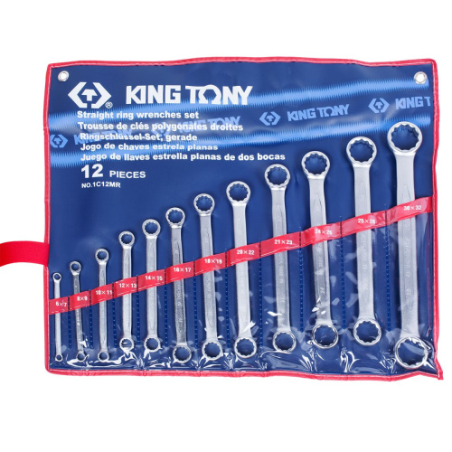 Набор накидных ключей, 6-32 мм 12 предметов KING TONY