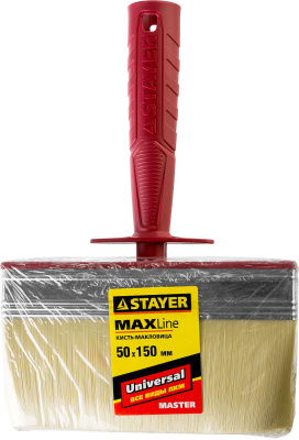 Макловица STAYER "MASTER" UNIVERSAL, светлая щетина, пластмассовый корпус, 5х15см