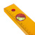 Уровень алюминиевый "Yellow", коробчатый корпус, 3 акриловых глазка, линейка, 400мм, РемоКолор