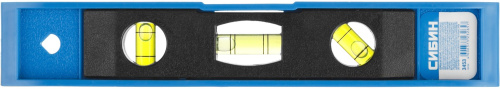 Уровень СИБИН "МИНИ" пластмассовый с магнитом, 230 мм