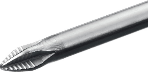 Отвертка KRAFTOOL, Cr-Mo-V сталь, двухкомпонентная противоскользящая рукоятка, PH, №0x60 мм