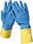 Перчатки STAYER латексные с неопреновым покрытием, экстрастойкие, с х/б напылением, размер S