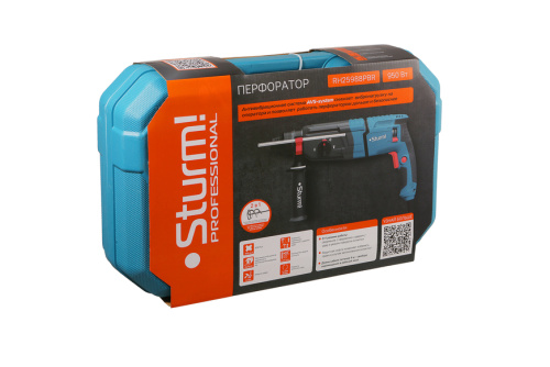 Перфоратор SDS Plus Sturm! 950Вт RH25988PBR