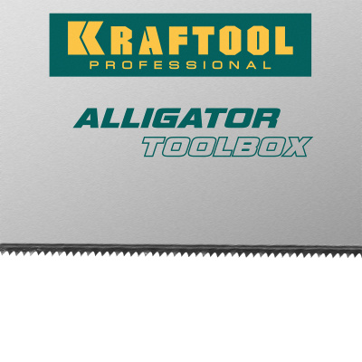 Ножовка KRAFTOOL Expert KraftMax TOOLBOX, многоцелевая, с точным резом 13 /14 TPI, 350мм 15227-35