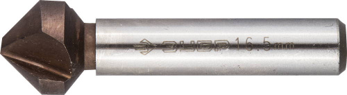 Зенкер ЗУБР "ЭКСПЕРТ" конусный, 5х60 мм, цилиндр хвост.d 10 мм, для раззенков.М8