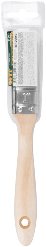 Кисть флейцевая "Аква", искусственная щетина, деревянная ручка  1" (25 мм)