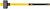Кувалда кованая, фиброглассовая обратная усиленная ручка 900 мм, 5 кг