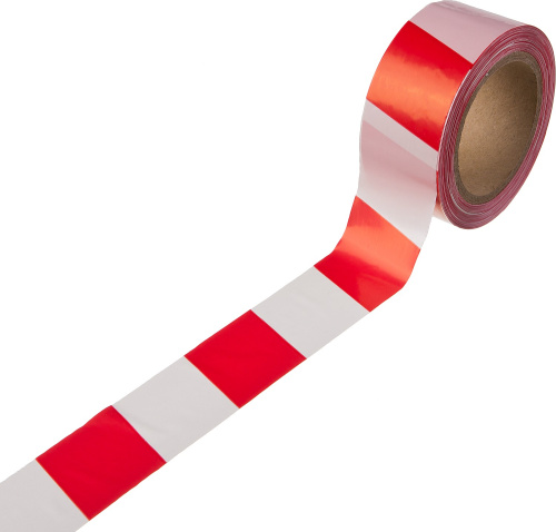 Сигнальная лента, цвет красно-белый, 50 мм х 150м, STAYER Master
