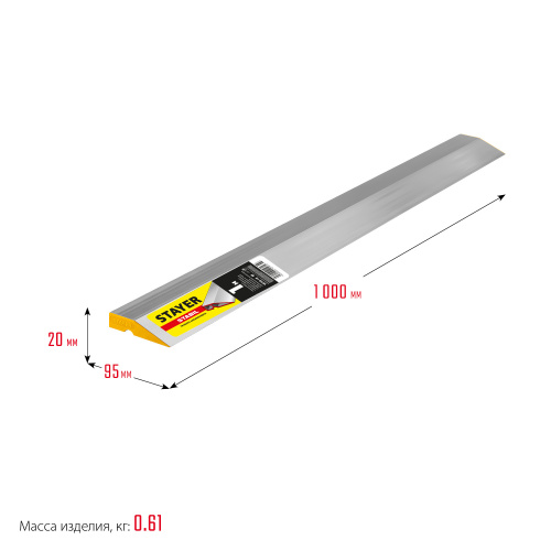 Правило STABIL, 1 м, STAYER Professional 10723-1.0