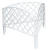 Забор декоративный "Сетка" 24 х 320 см, белый, Россия Palisad