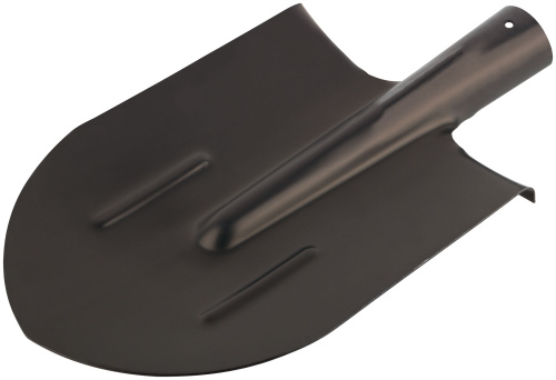 Лопата штыковая без черенка, облегченная, с ребрами жесткости 190х350 мм