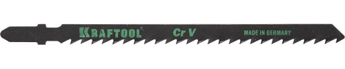 Полотна KRAFTOOL, T344D, для эл/лобзика, Cr-V, EU-хвост., 2шт