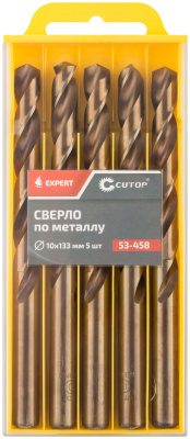 Сверло по металлу Cutop EXPERT, 10х133 мм (5 шт)